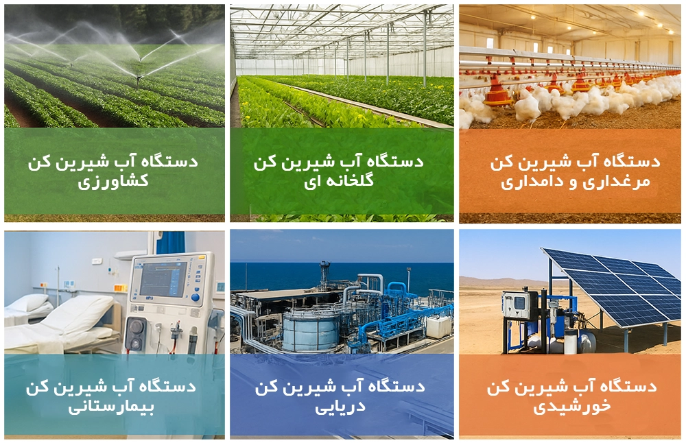 انواع دستگاه آب شیرین کن 